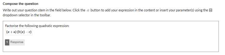 Creating Math Questions Example For Postgraduate Using The Math Question Generator - BetterExaminations Documentation