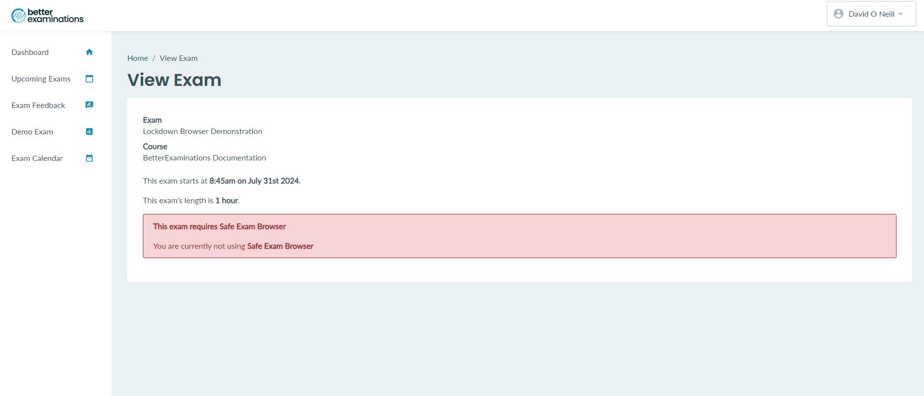Lockdown Browser Error Message Lockdown Browser - BetterExaminations Documentation